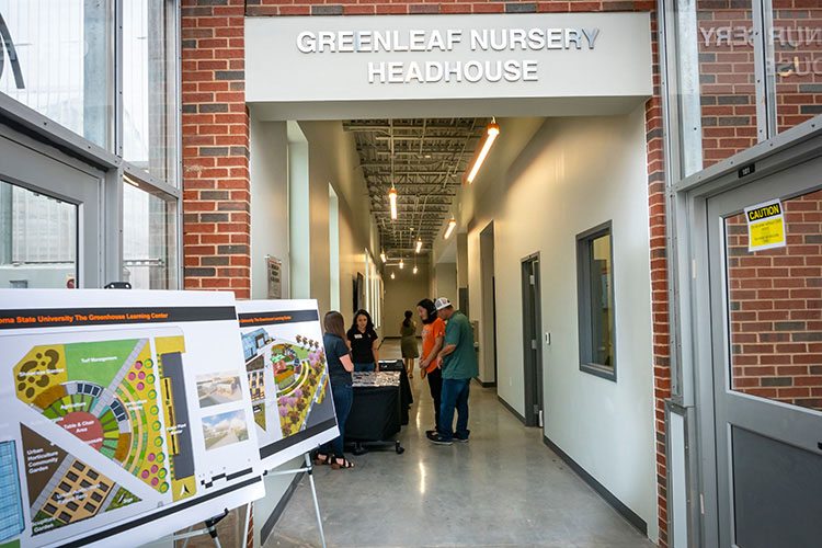 Greenleaf Nursery Headhouse dedicated to Greenleaf Nursery.
